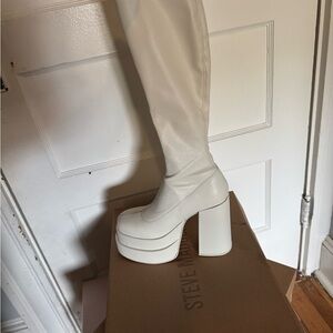 Off-White White Platform Shoes